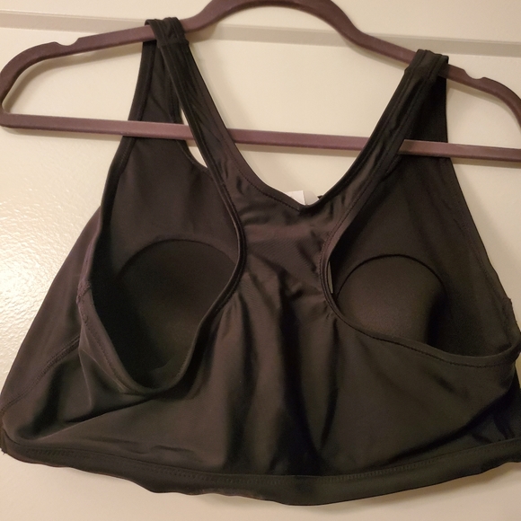 ModLi Racerback Swim Bra Black XL Calypsa NWT Plus Size - Picture 4 of 5